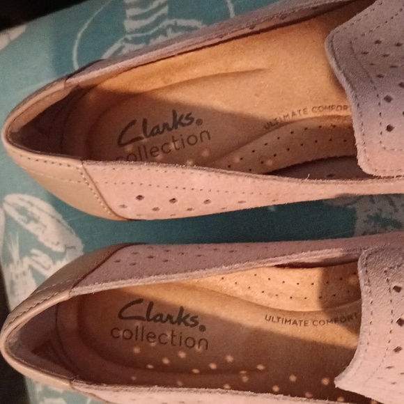 Clarks juliet hayes loafer flats suede❤️ - Picture 9 of 10